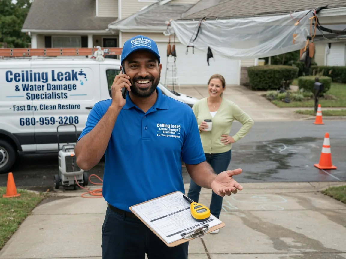 Ceiling Leak Cleanup Alta, IA FAQs